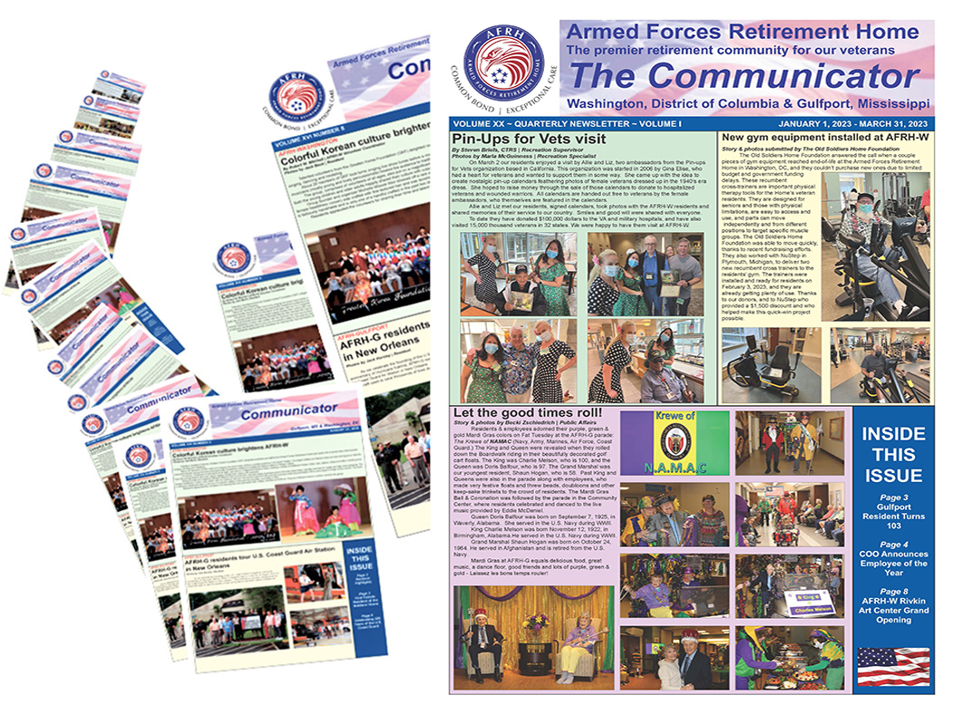 2023 Q1 AFRH Quarterly Communicator 2023 Q1 AFRH Quarterly Communicator photo